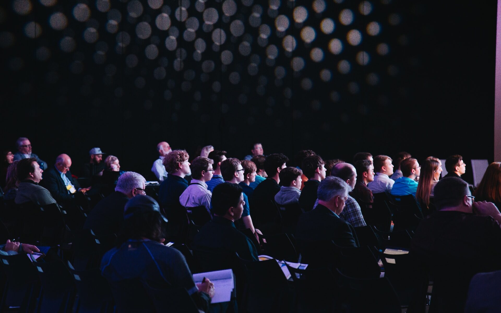 Audience at a sales conference